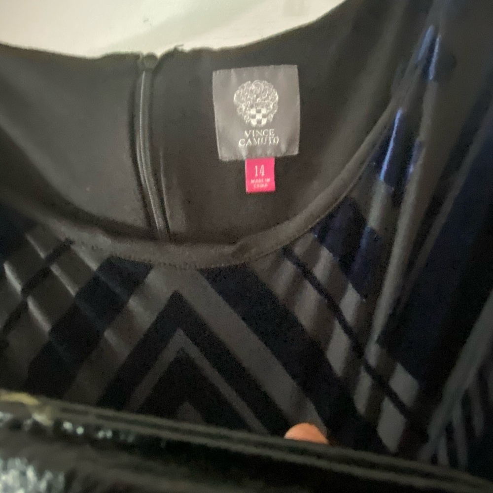 Black and Blue Vince Camuto Dress, size 14
